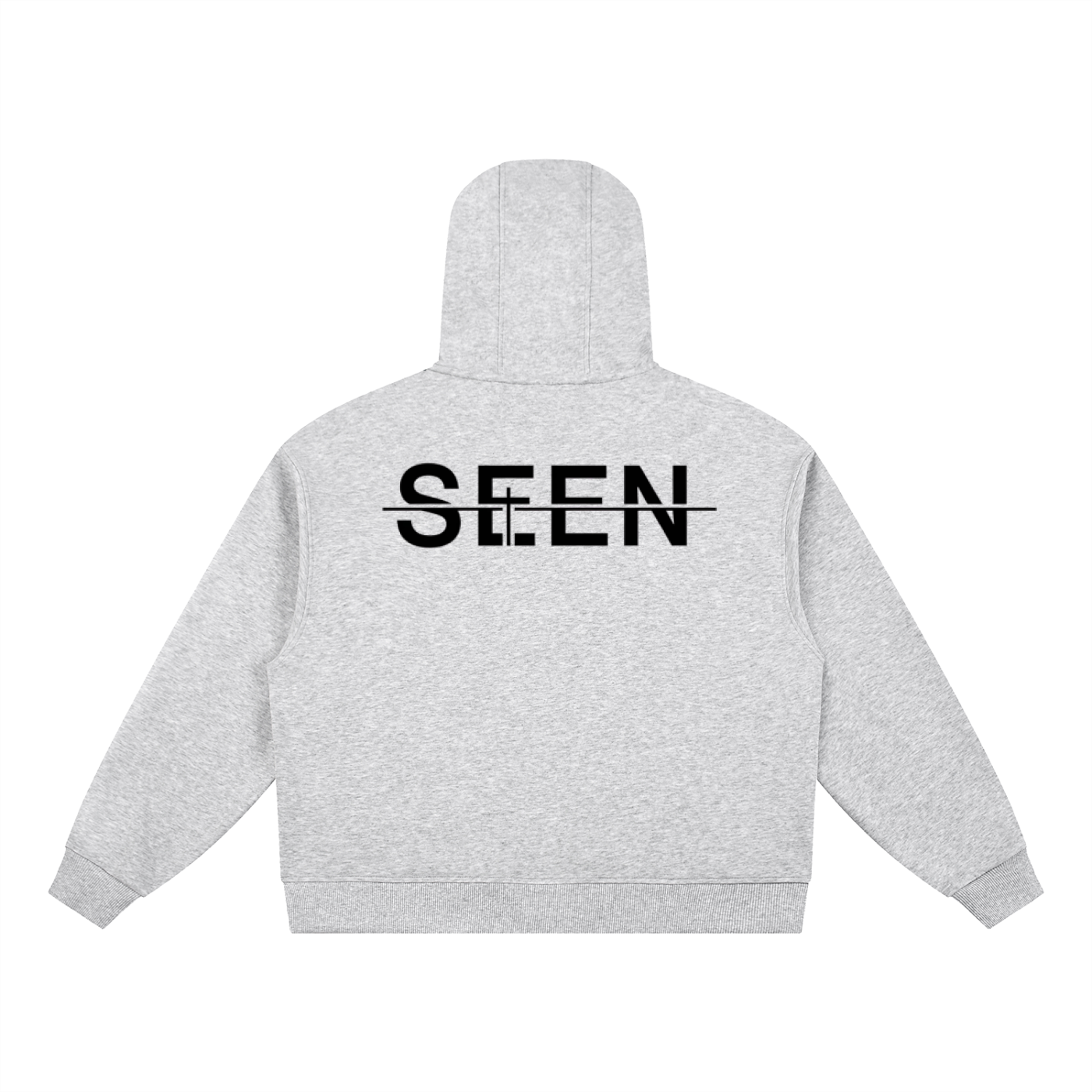 Boxy Button Placket Hoodie (Unisex)